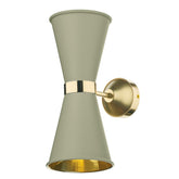 David Hunt Lighting Hyde Double Wall Light HYD0900 Butter Brass